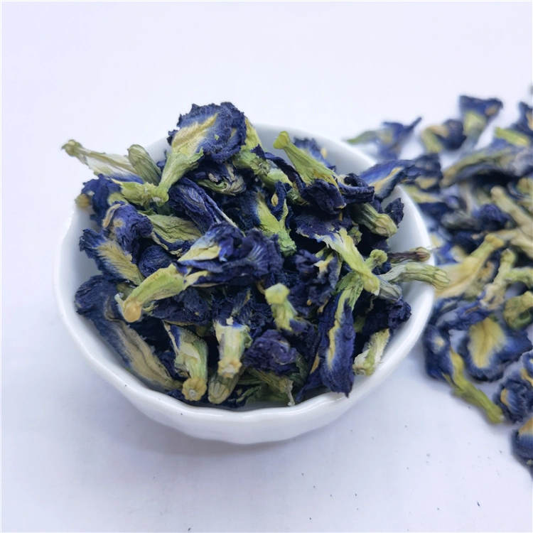 Die Dou hua Bulk Organic Herbal Tea dried blue butterfly pea flower tea